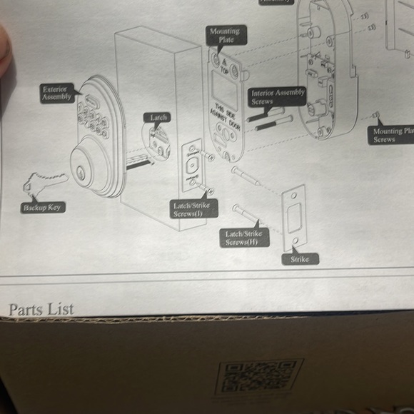 Orange iot Orangeiot Keypad Digital Deadbolt. Open Box -new - Picture 2 of 3